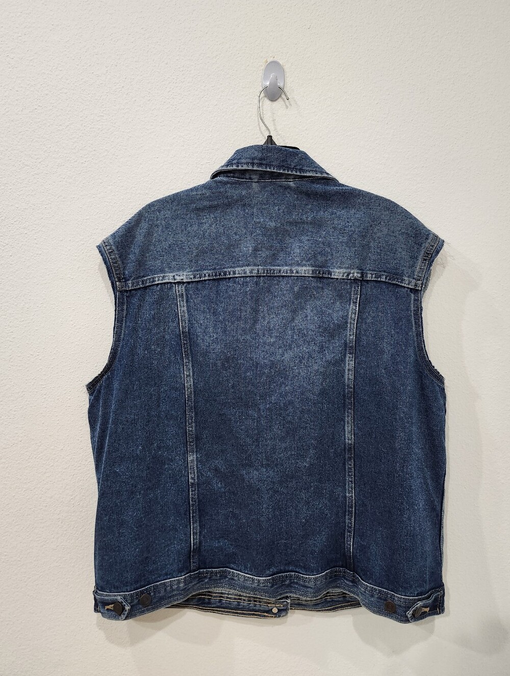 Calvin Klein Blue Jeans Oversized Denim Vest Women’s Size XL - Picture 2 of 5